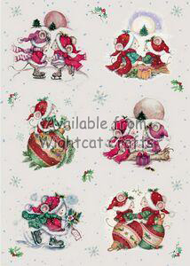 Vellum Christmas Mice