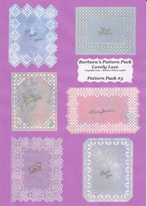 Barbara Hilary Taylor Parchment Craft Pattern Packs Wightcat Crafts Newport Isle of Wight