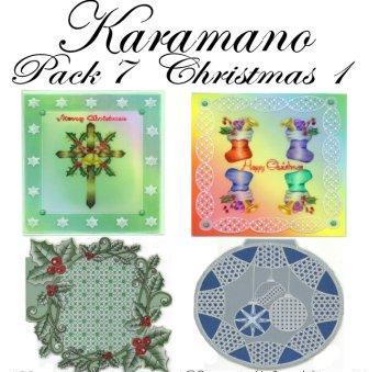 Karamano Christmas Parchment Pattern Pack Wightcat Crafts Newport Isle of Wight