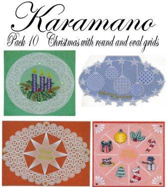 Karamano Christmas Parchment Pattern Pack Wightcat Crafts Newport Isle of Wight