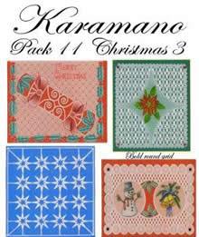 Karamano Christmas Parchment Pattern Pack Wightcat Crafts Newport Isle of Wight